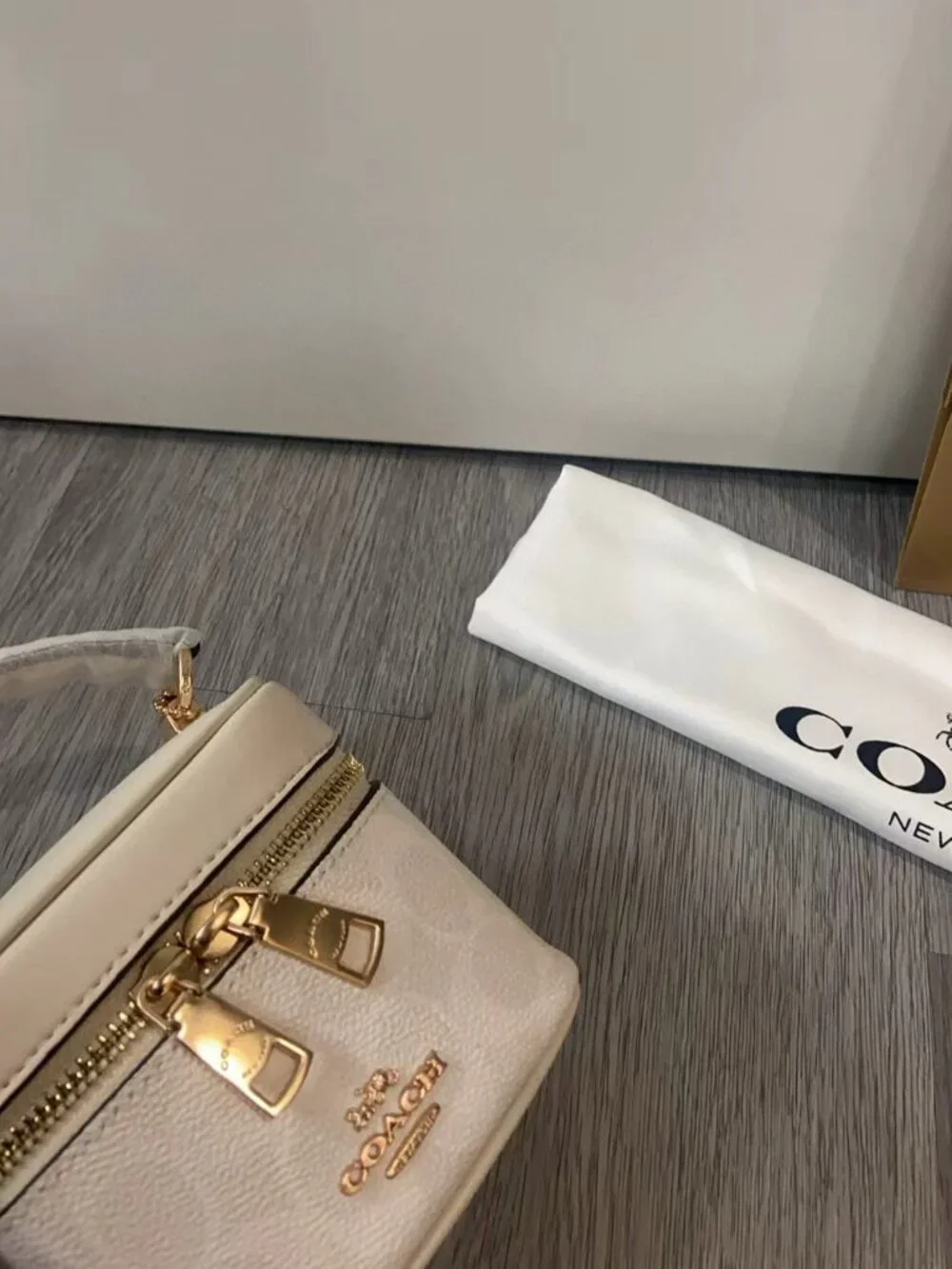 A makeup bag